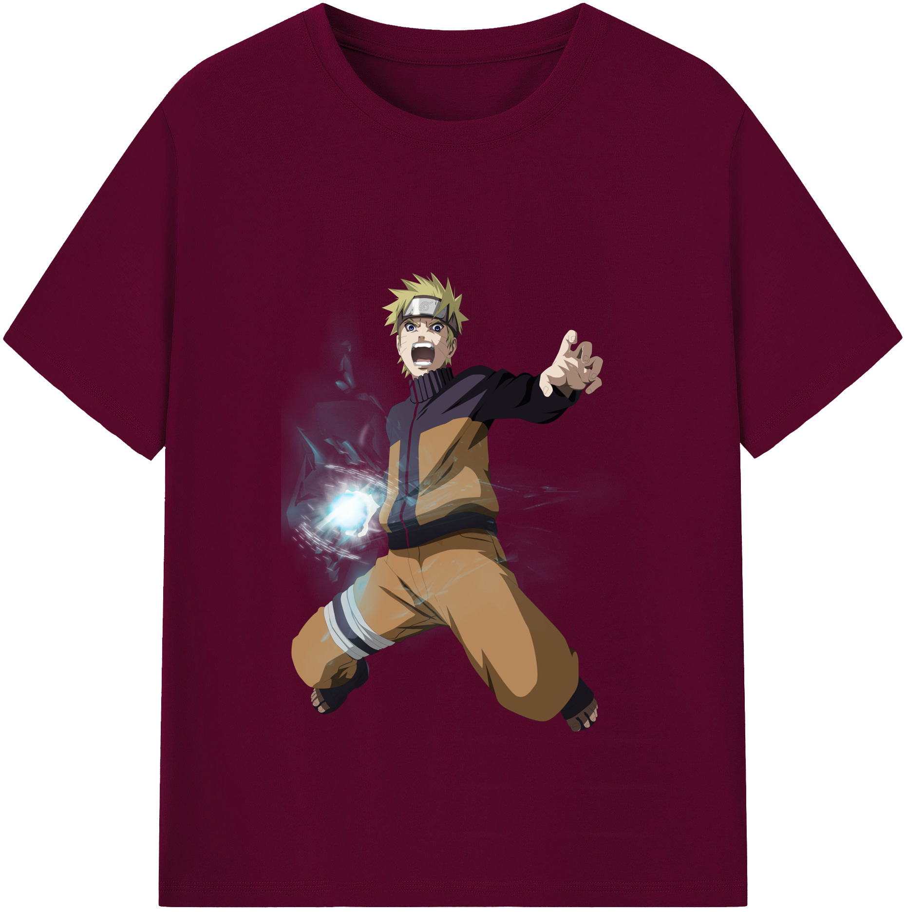 （画像用） NARUTO -ナルト- うずまき ナルト Uzumaki Naruto レディースカジュアルプリントTシャツ（綿100％）